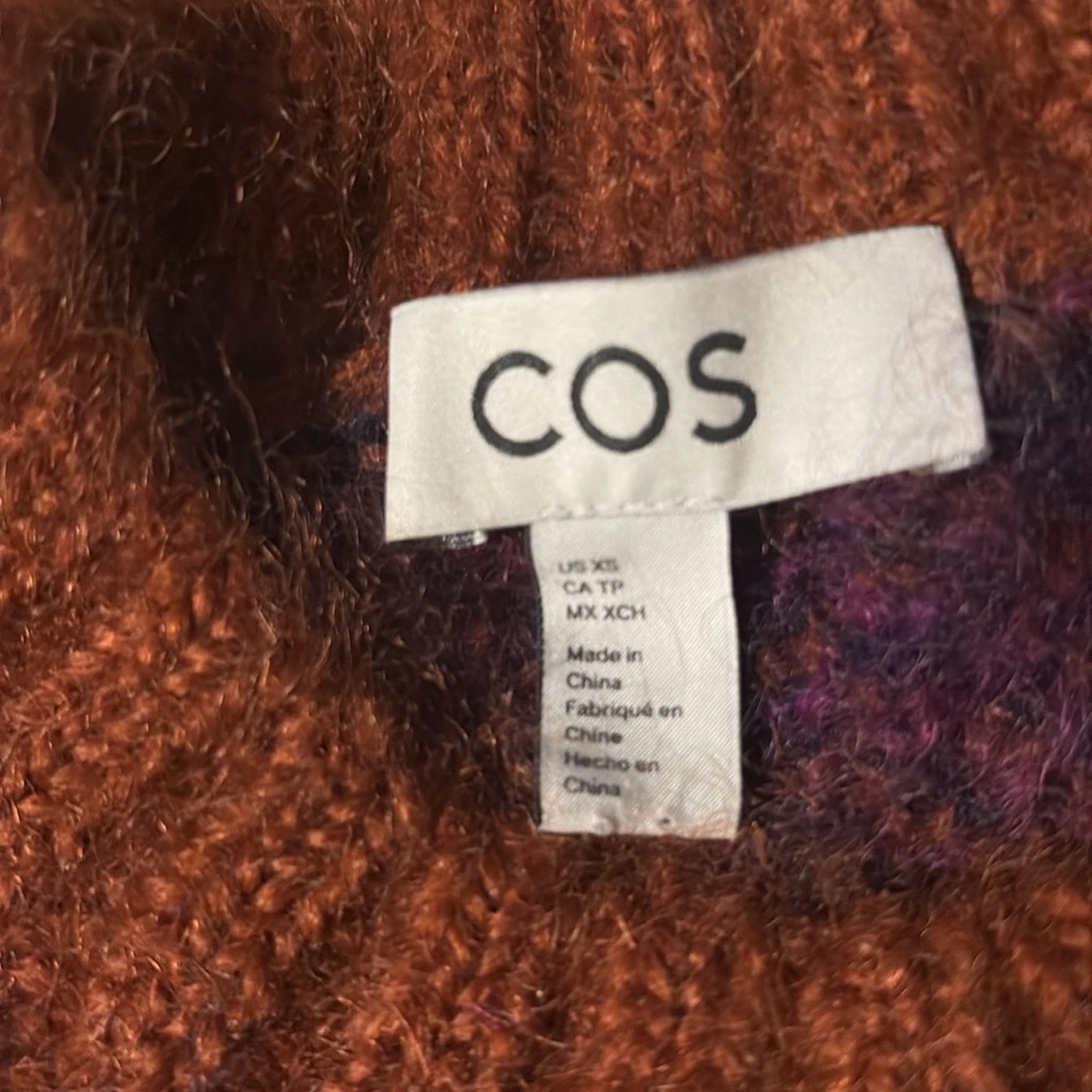 Cos Multicolor Patterned Sweater - image 2